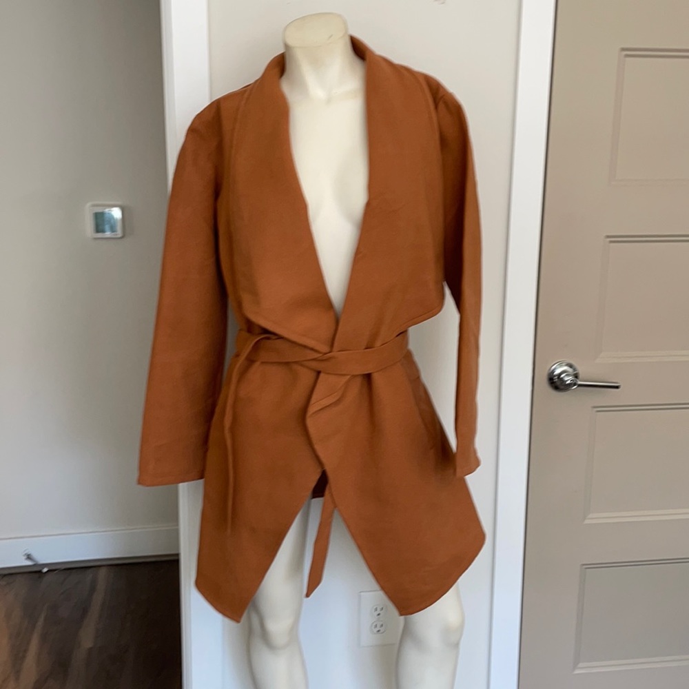 Taupe pea coat